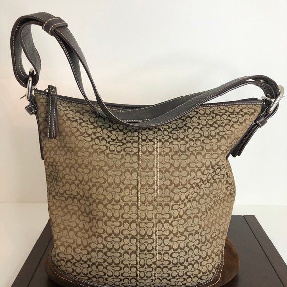 Coach Vintage Signature Large Duffle Shoulder Bag - Picture 14 of 14